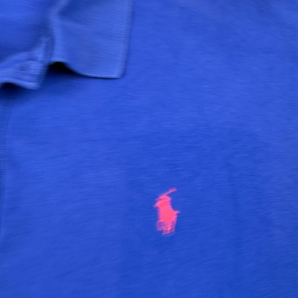 Polo Ralph Lauren Mens Polo Shirt‎ XXL Blue Classic Fit Short Sleeve Casual - Picture 5 of 7